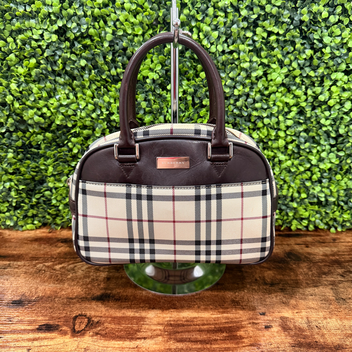 Burberry Mini Bag Brown / Canva