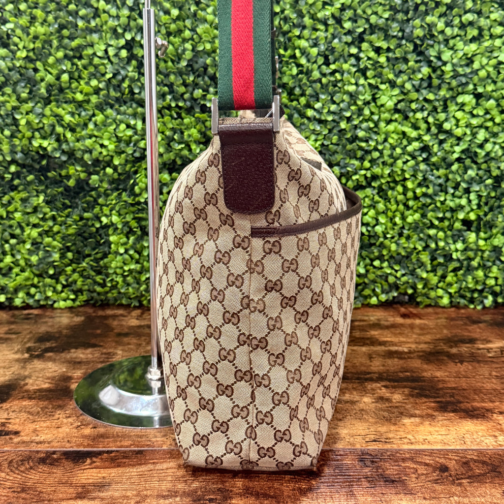 Gucci GG Canvas Web Crossbody Bag