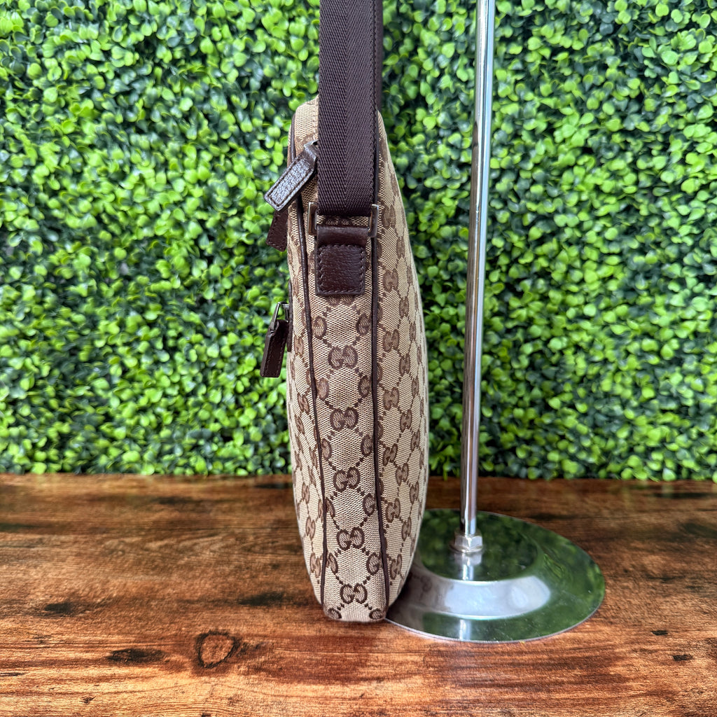 Gucci Canvas Crossbody Brown