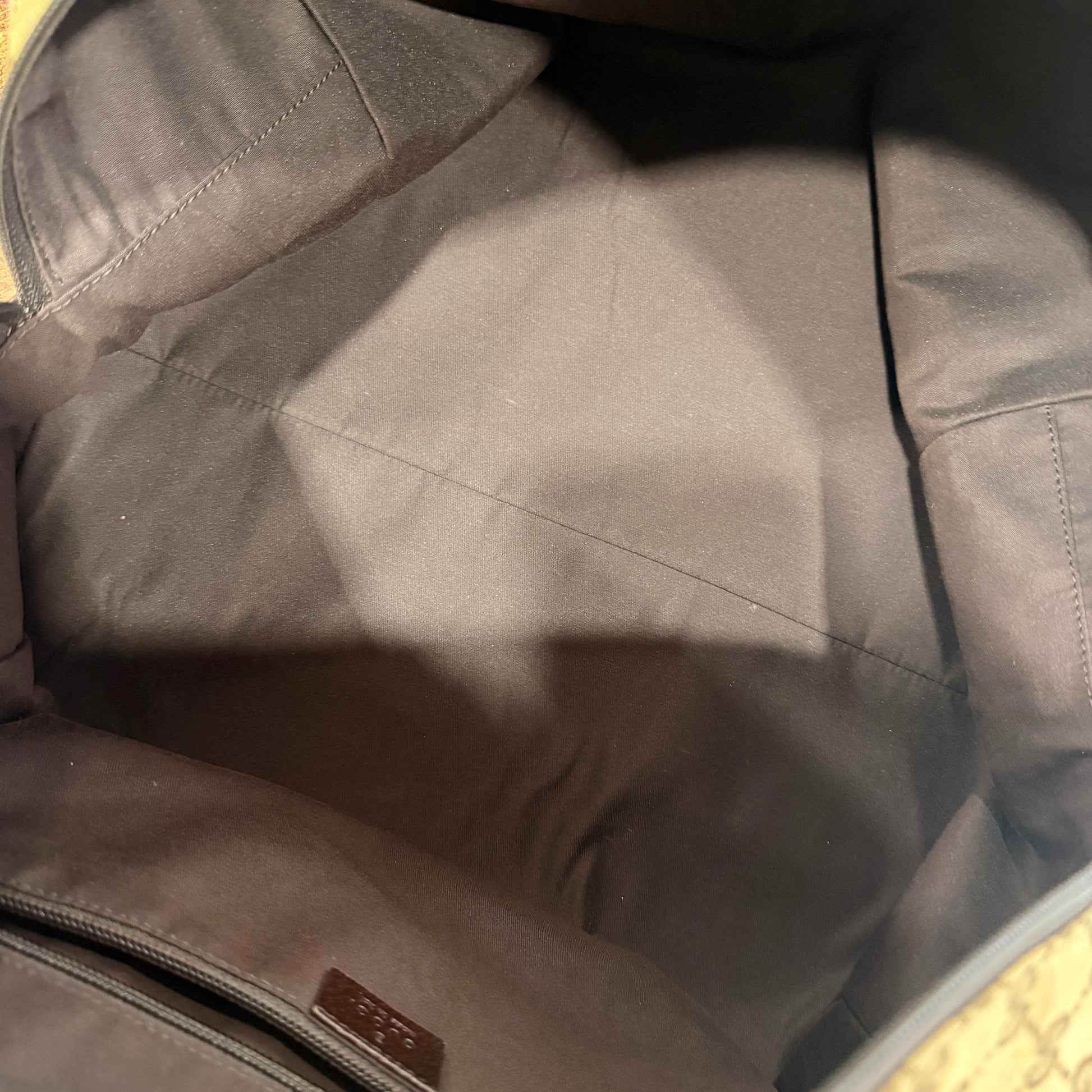 Gucci GG Canvas Web Duffle Bag