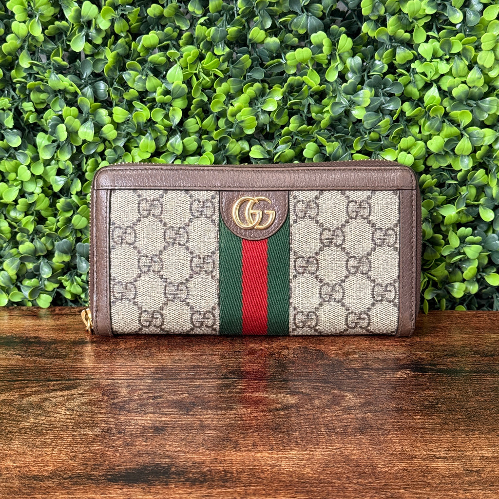 Gucci Ophidia Zip Around Wallet
