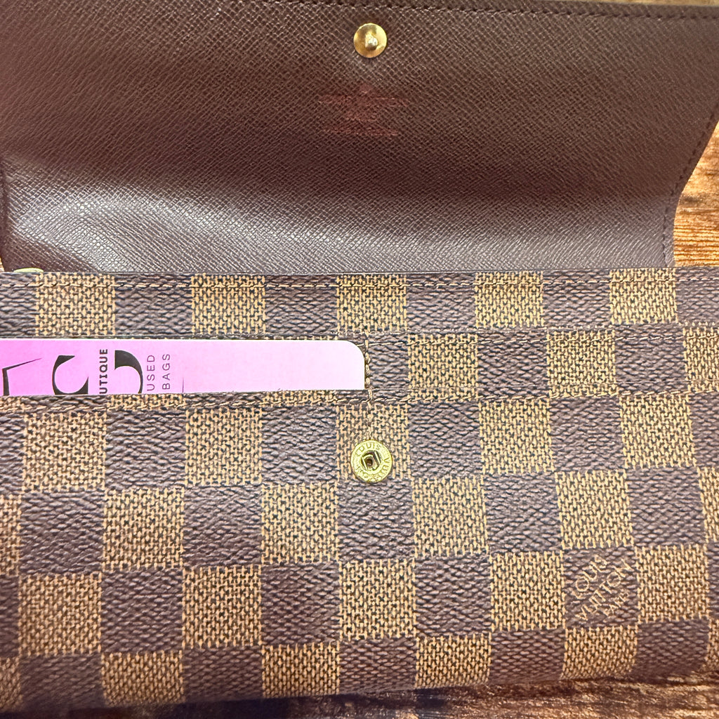 Louis Vuitton Sarah Wallet Damier Ebene