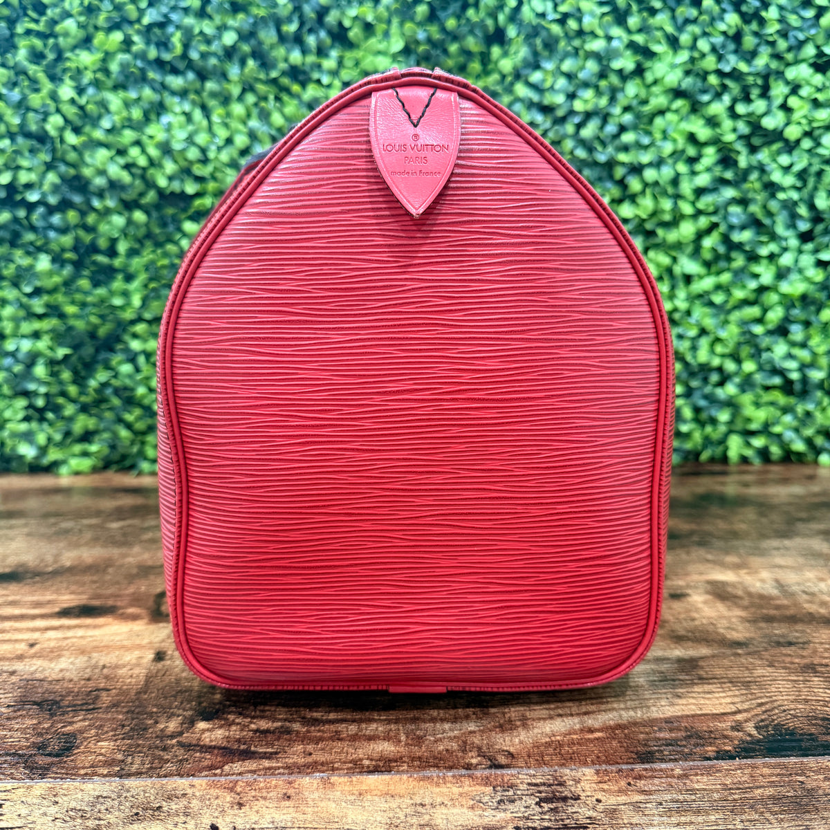 Louis Vuitton Red Speedy 30 Epi