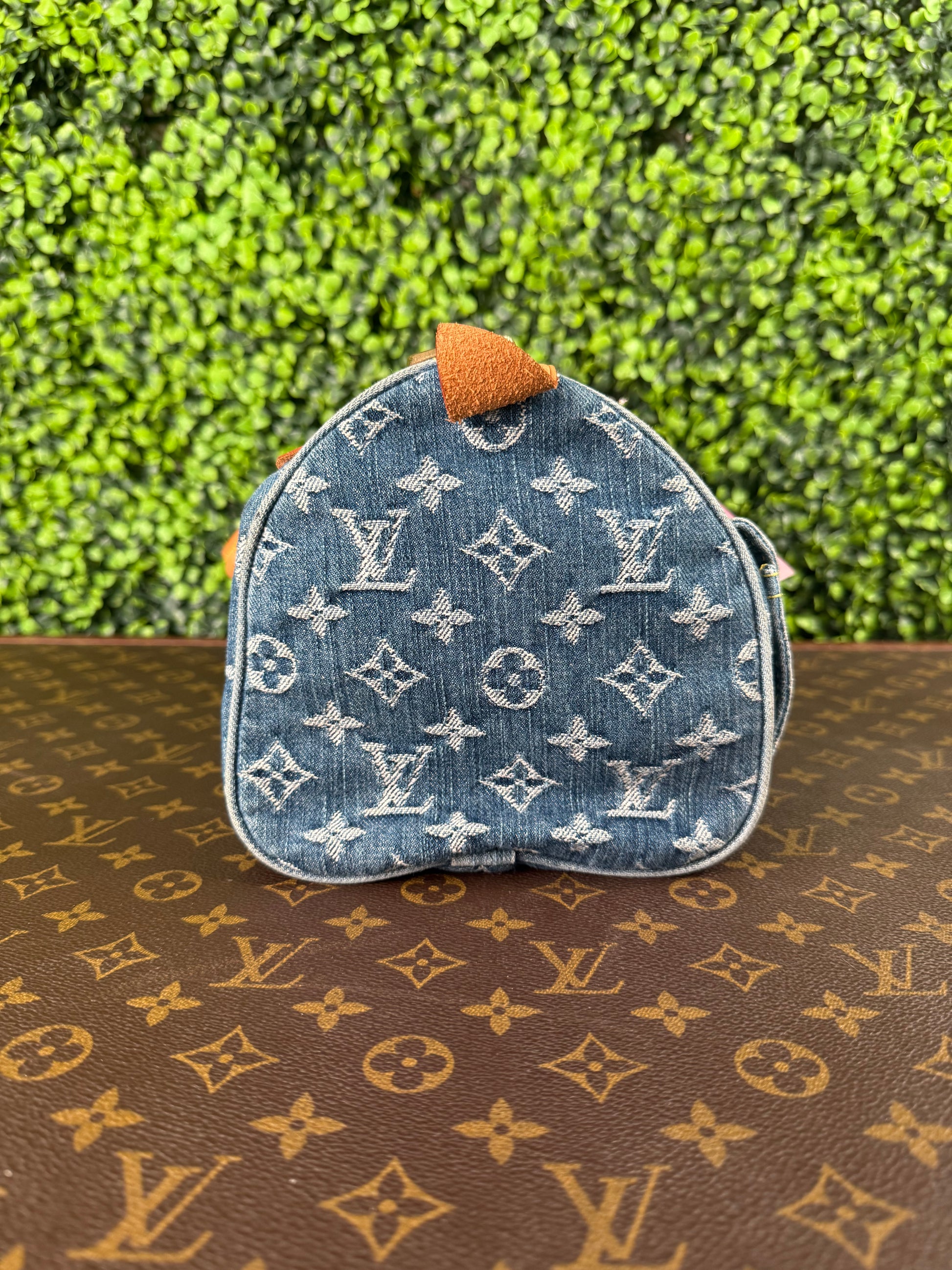 Louis Vuitton Speedy Monogram Denim Blue