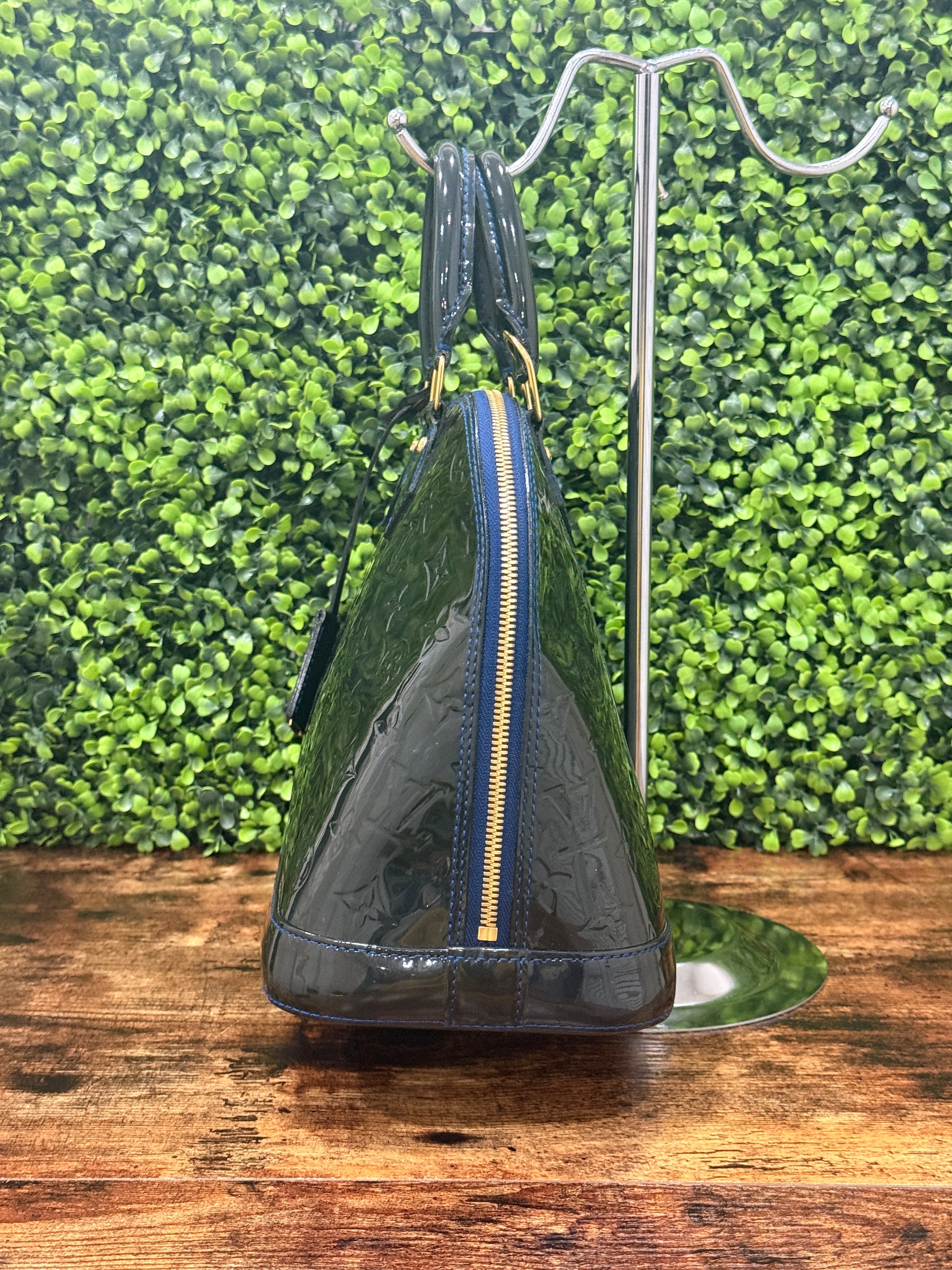 Louis Vuitton Alma Vernis Patent Monogram