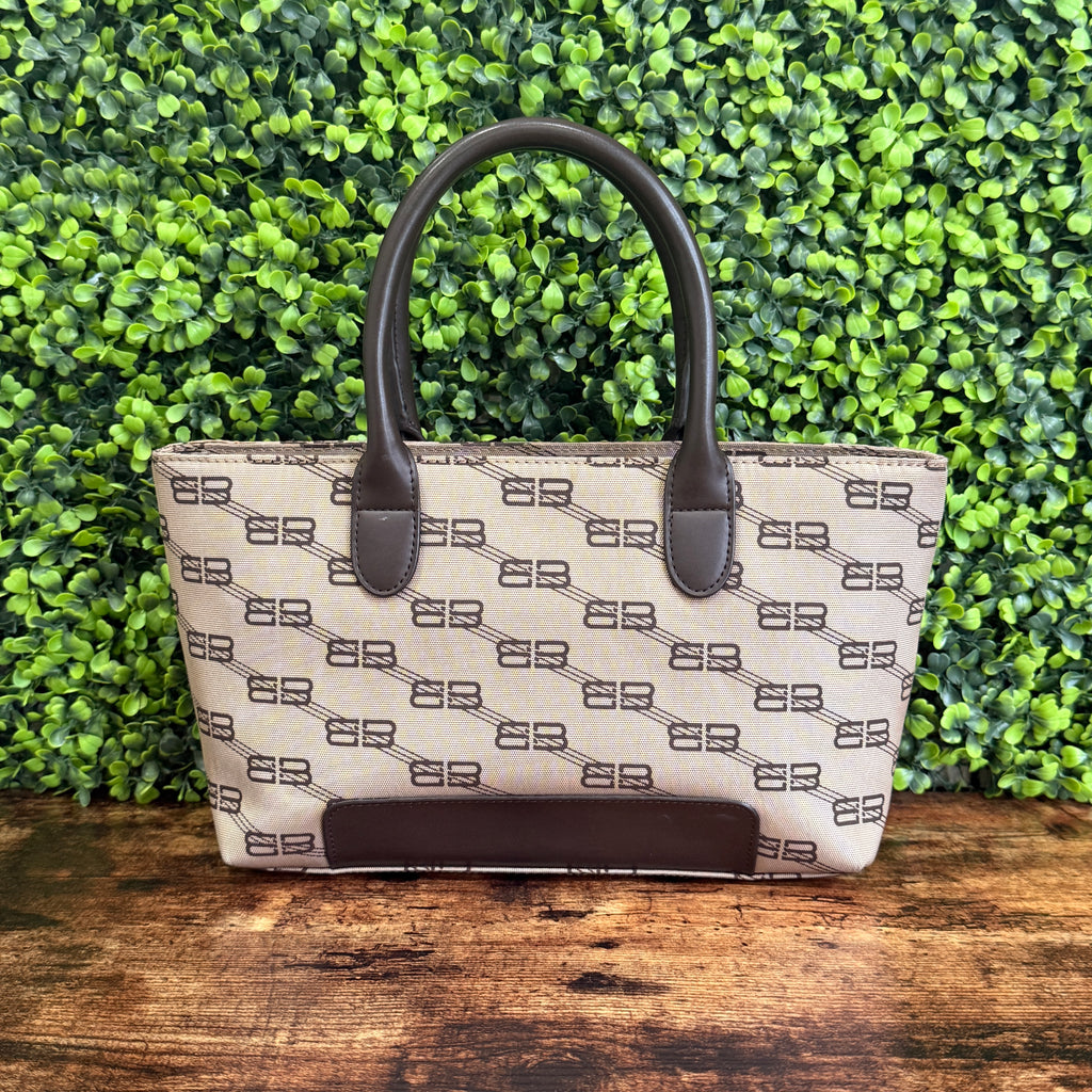 Balenciaga BB Print Tote Bag