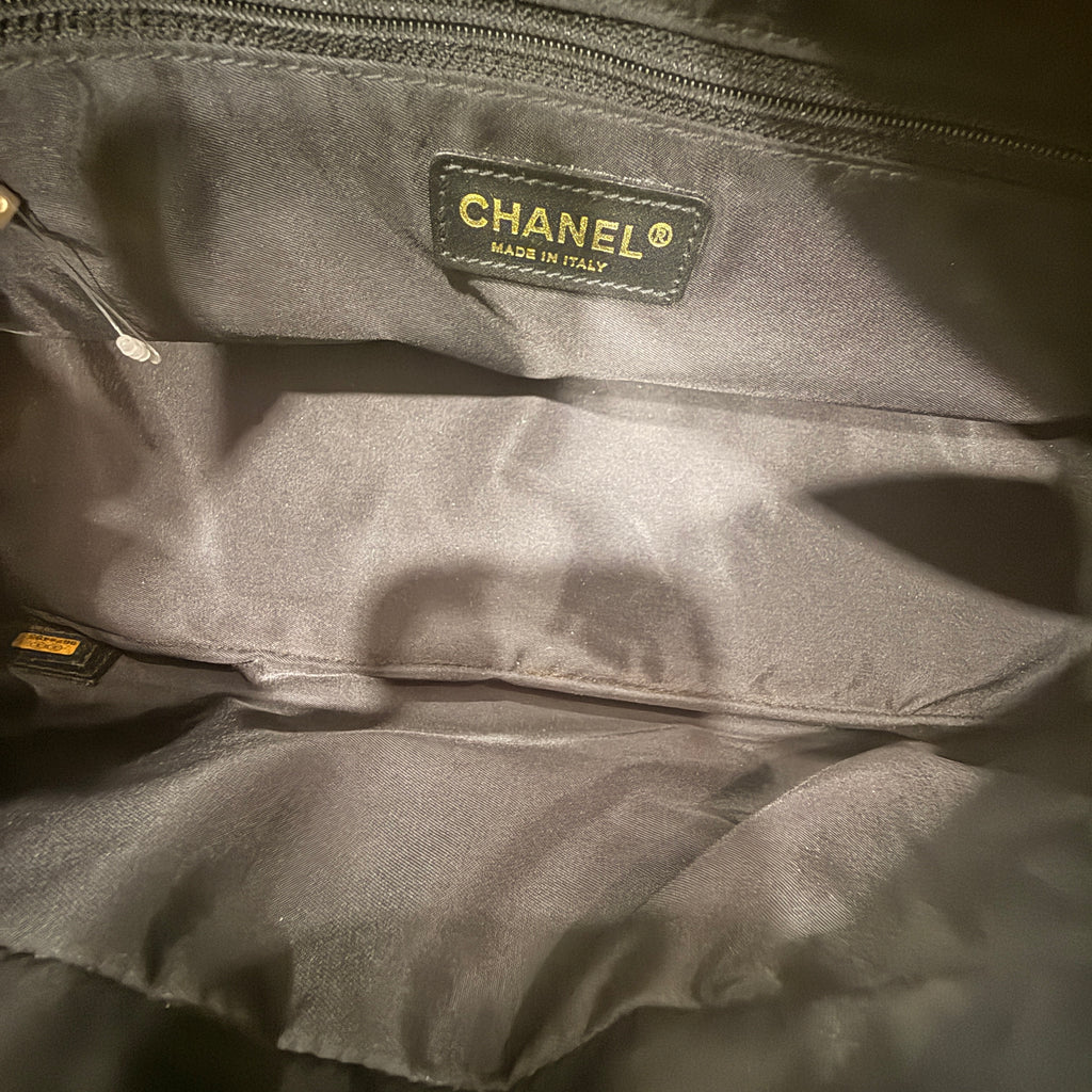 Chanel Nylon Travel Line Boston Bag