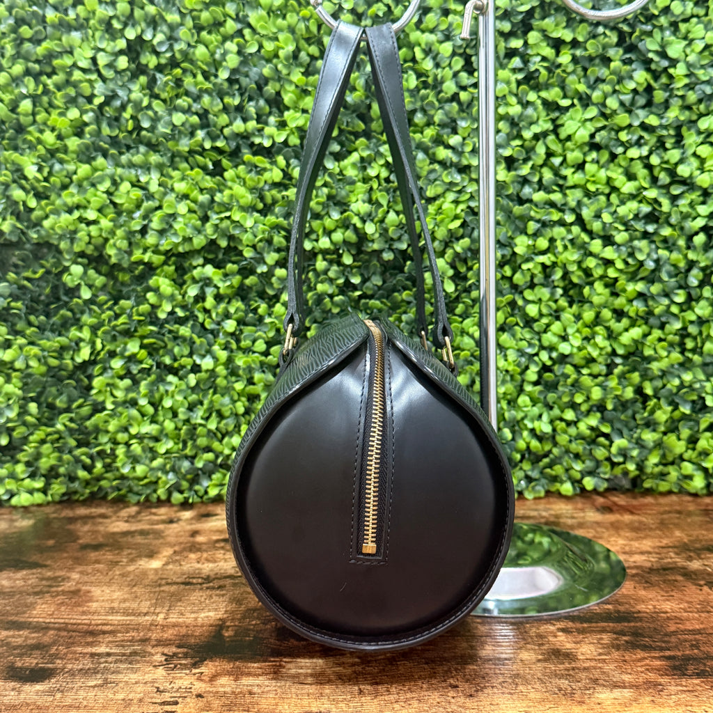 Louis Vuitton Epi Black Pavilion Handbag