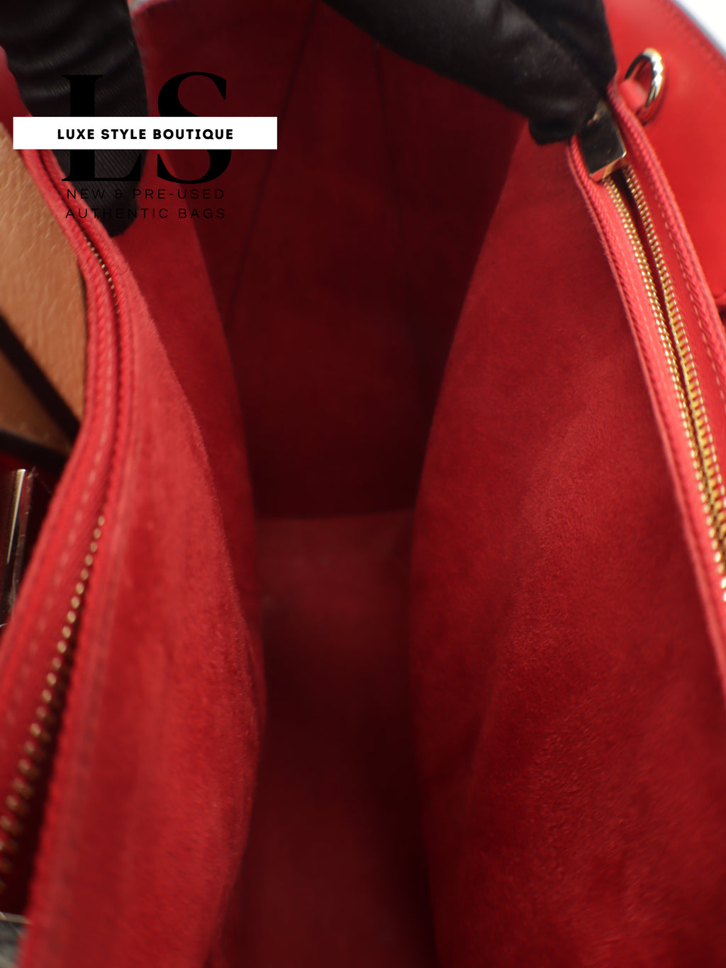 Louboutin Large Paloma Beige Calfskin Leather