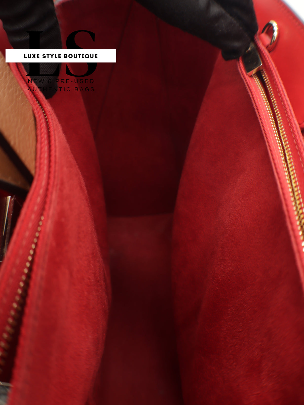 Louboutin Large Paloma Beige Calfskin Leather