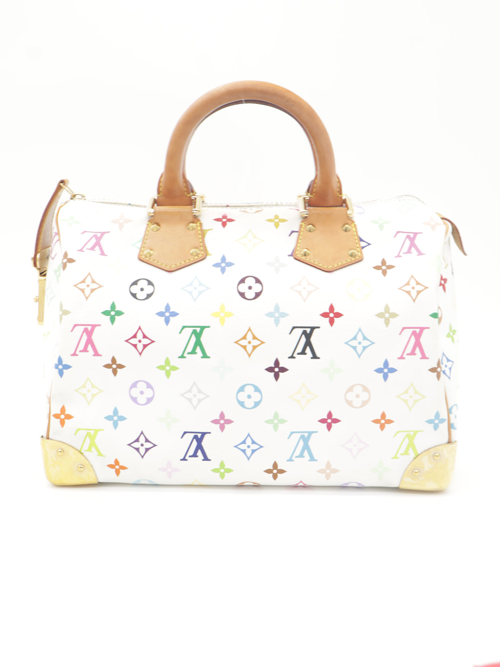 Louis Vuitton Speedy 30 Monogram Multicolor White
