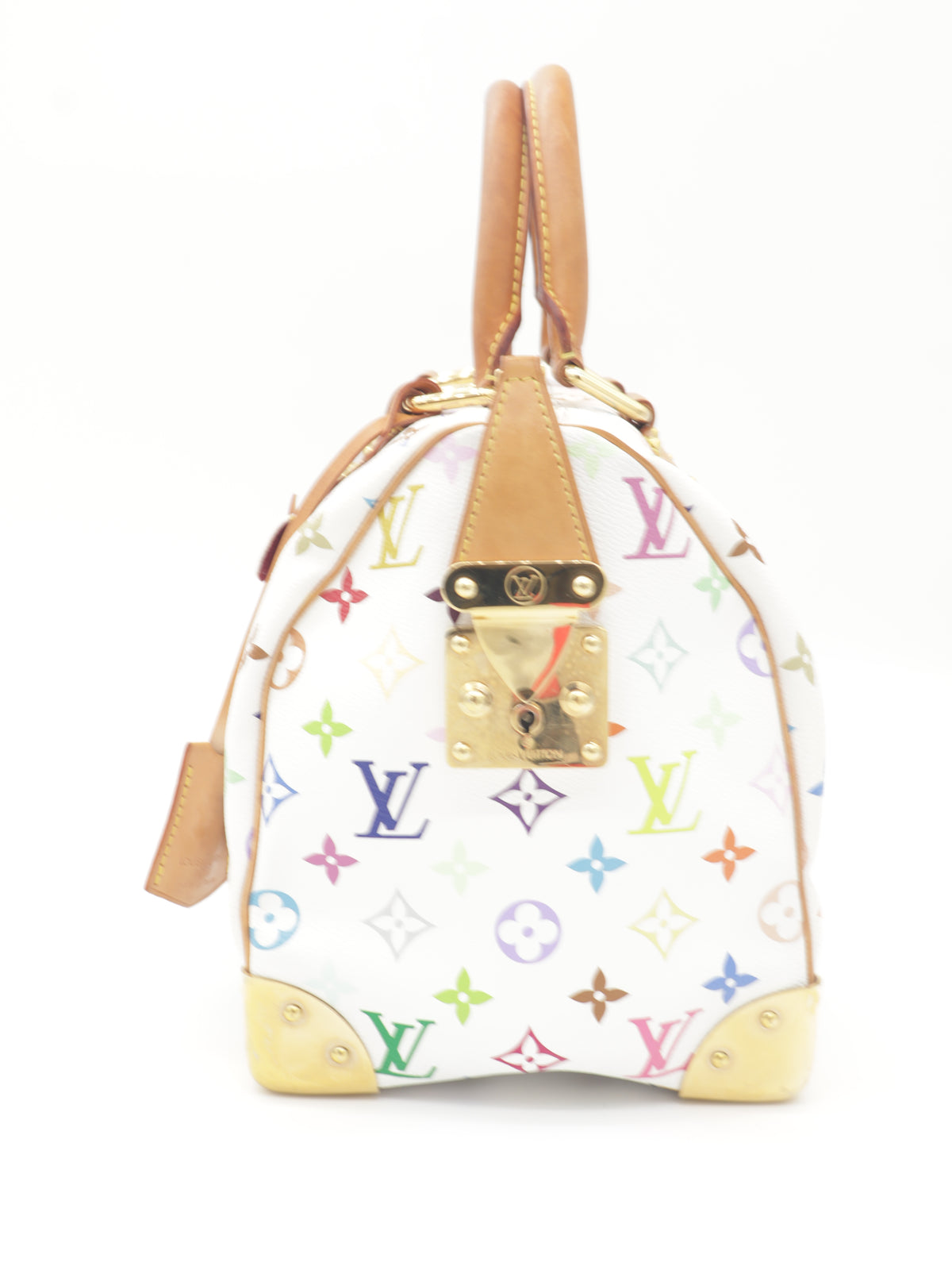 Louis Vuitton Speedy 30 Monogram Multicolor White