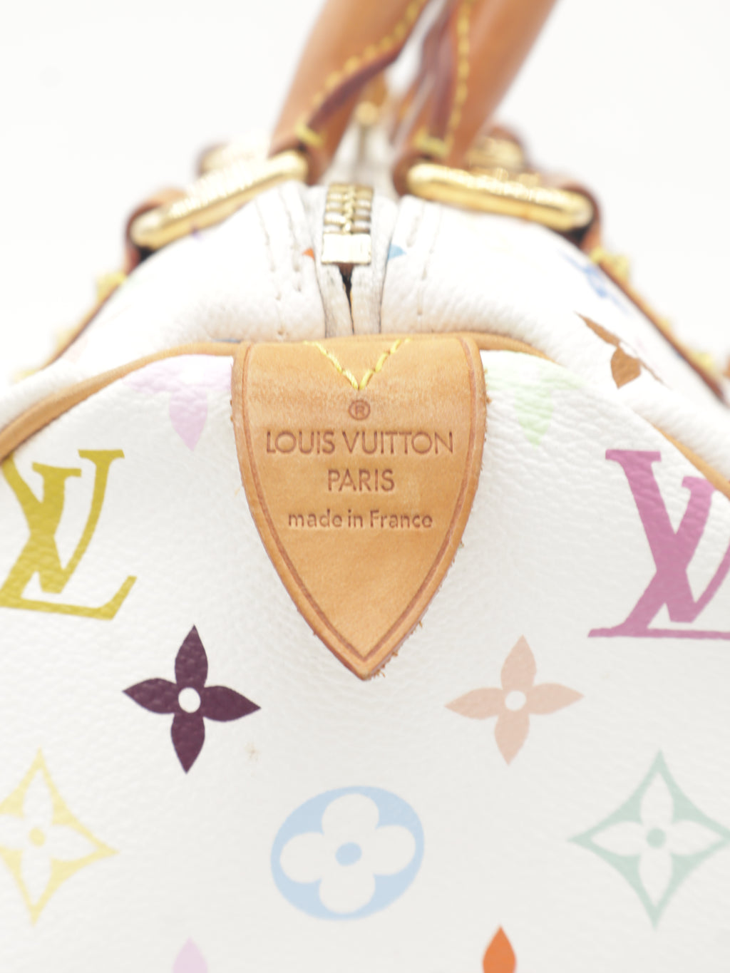 Louis Vuitton Speedy 30 Monogram Multicolor White
