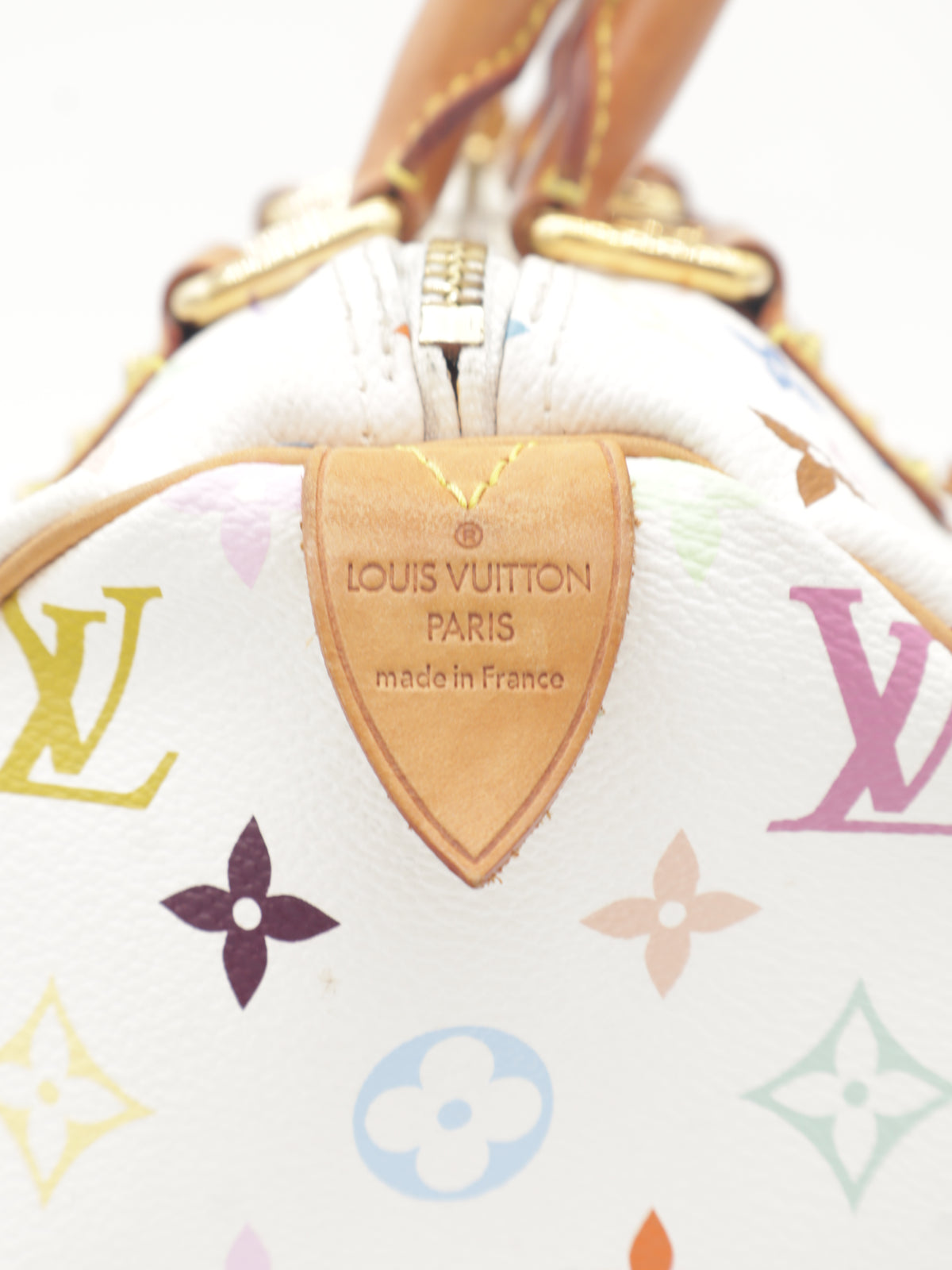 Louis Vuitton Speedy 30 Monogram Multicolor White