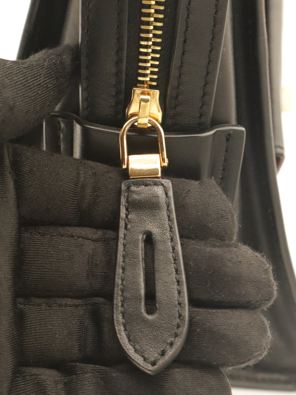 Prada Esplanade Saffiano Leather Bicolor Red/Black