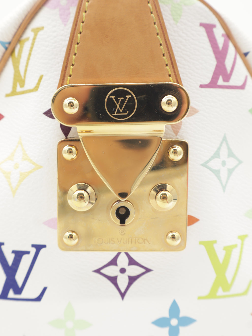 Louis Vuitton Speedy 30 Monogram Multicolor White