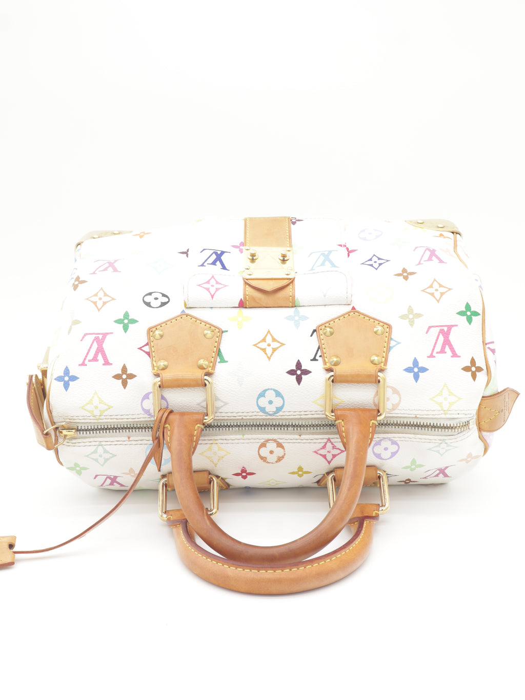 Louis Vuitton Speedy 30 Monogram Multicolor White