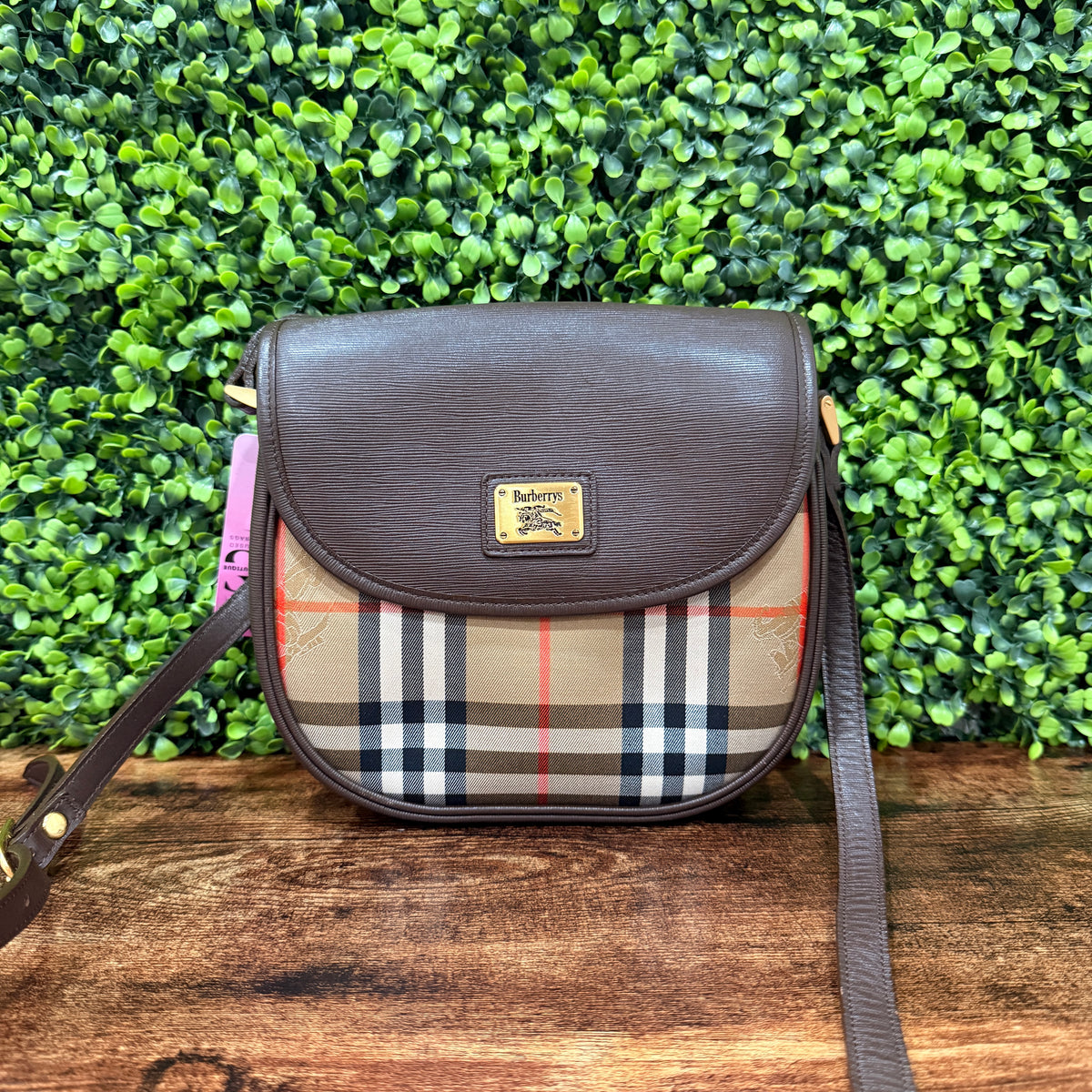 Burberry Vintage Nova Check Shoulder Bag