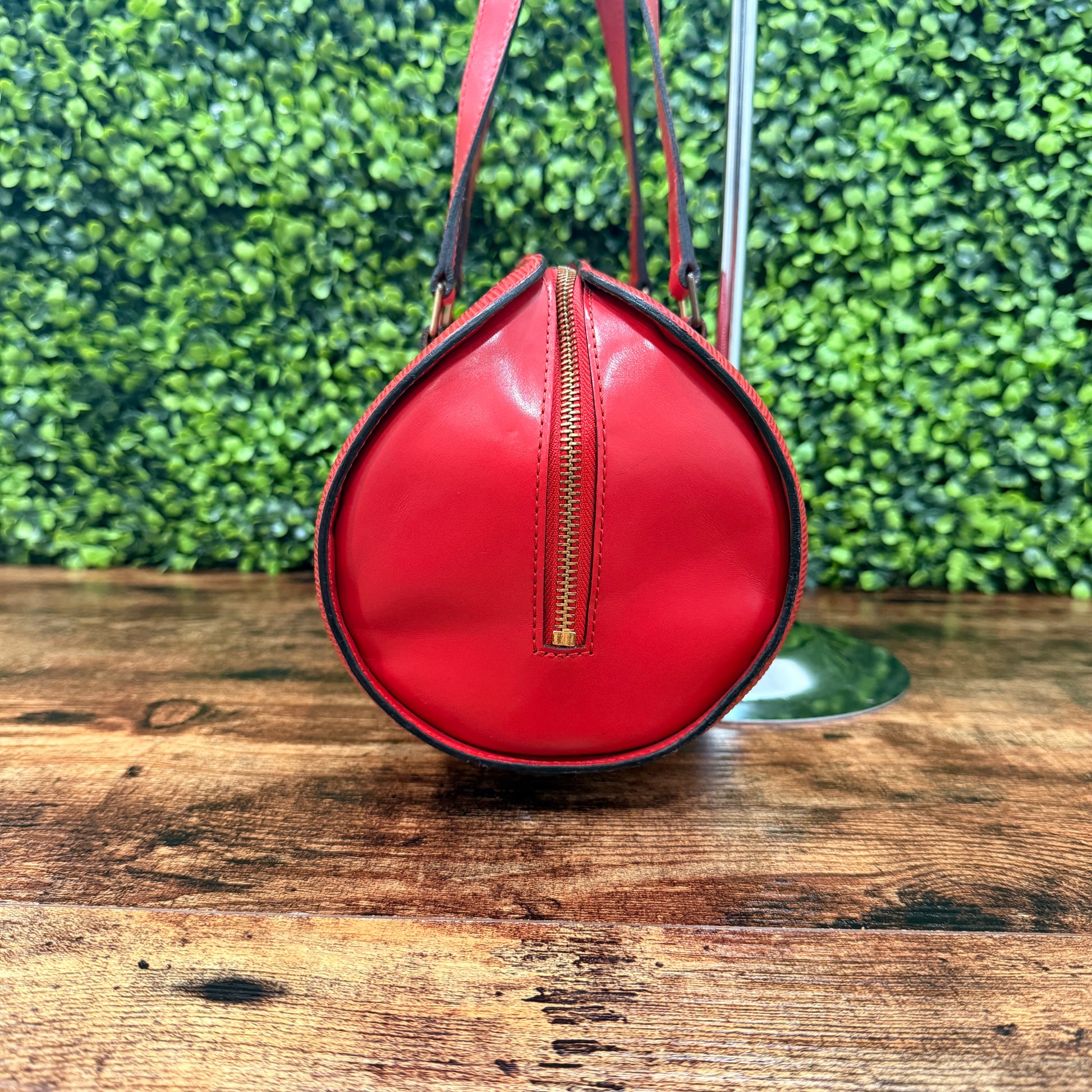 Louis Vuitton Red Pavilion Bag Epi