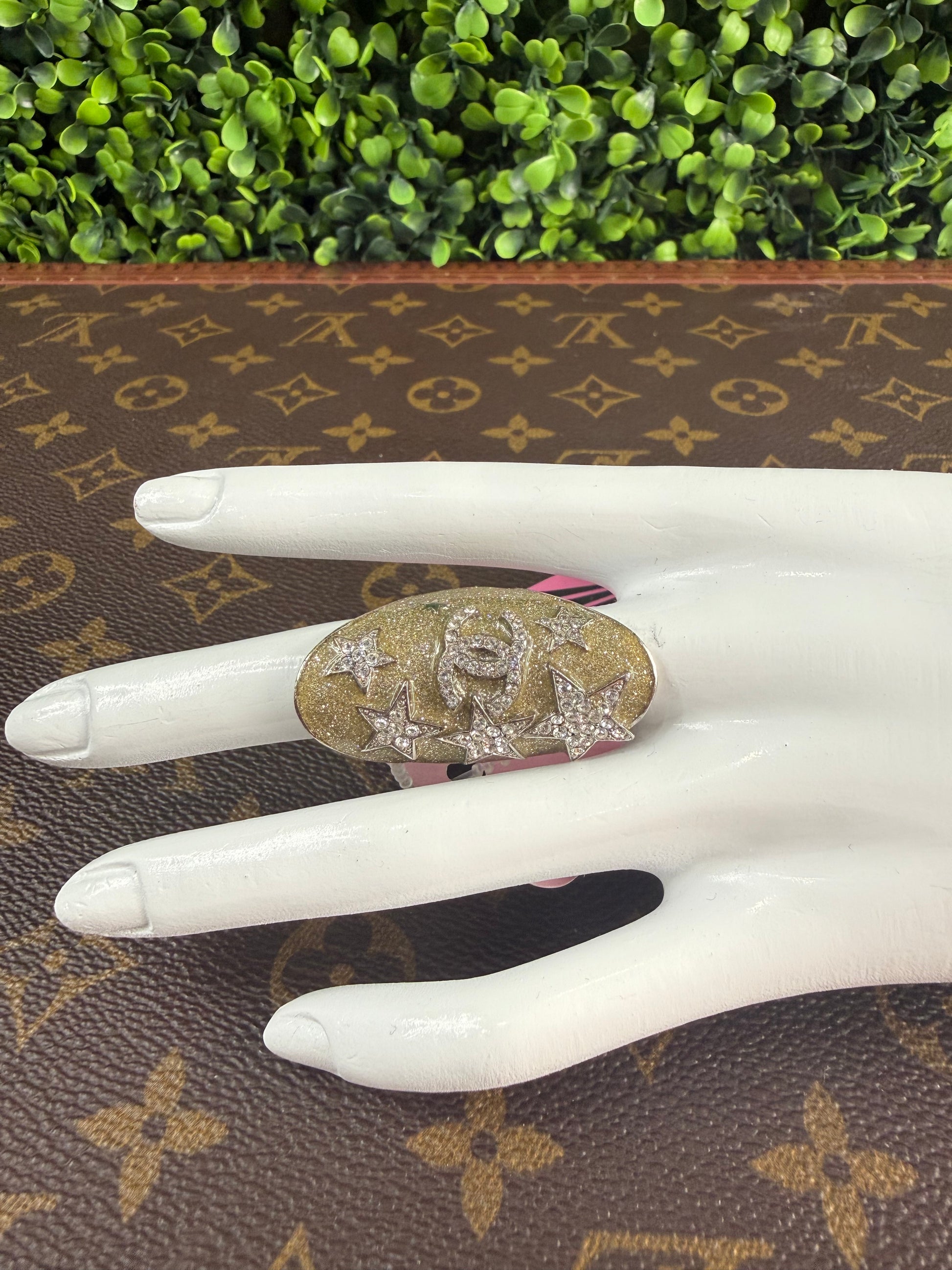 Chanel Ring Interlocking CC