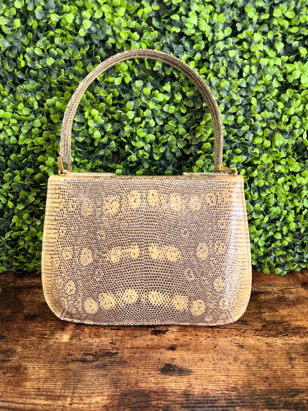 Fendi SAS Lizard Skin Handbag