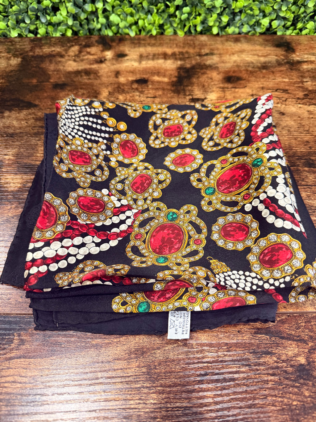 Chanel Bijoux Print Silk Scarf