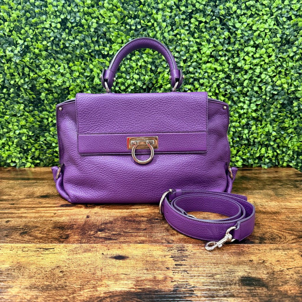 Salvatore Ferragamo Purple Sofia Bag
