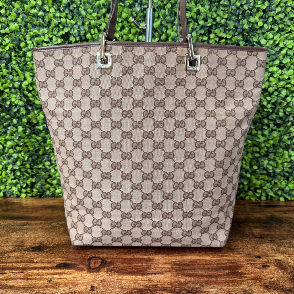 Gucci GG Canvas Bucket Tote Bag