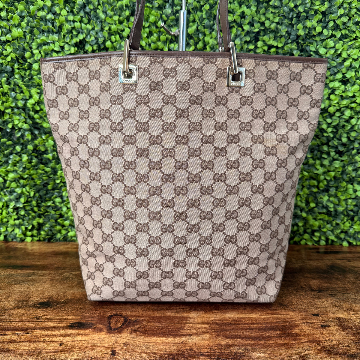 Gucci GG Canvas Bucket Tote Bag