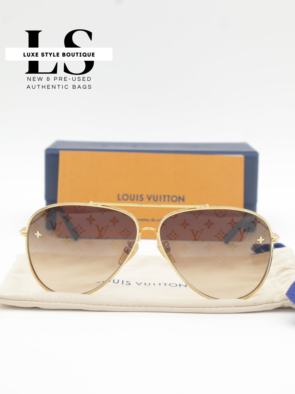 Louis Vuitton Pilot Sunglasses Z1620U 63*12
