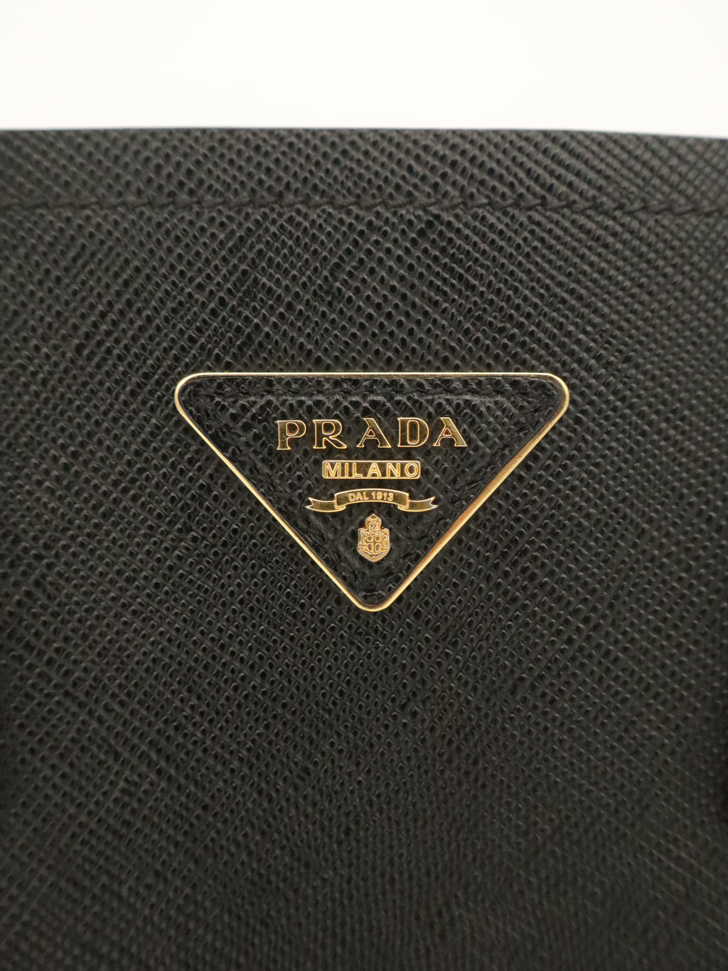 Prada Small Saffiano Leather Double Bag Black/Red