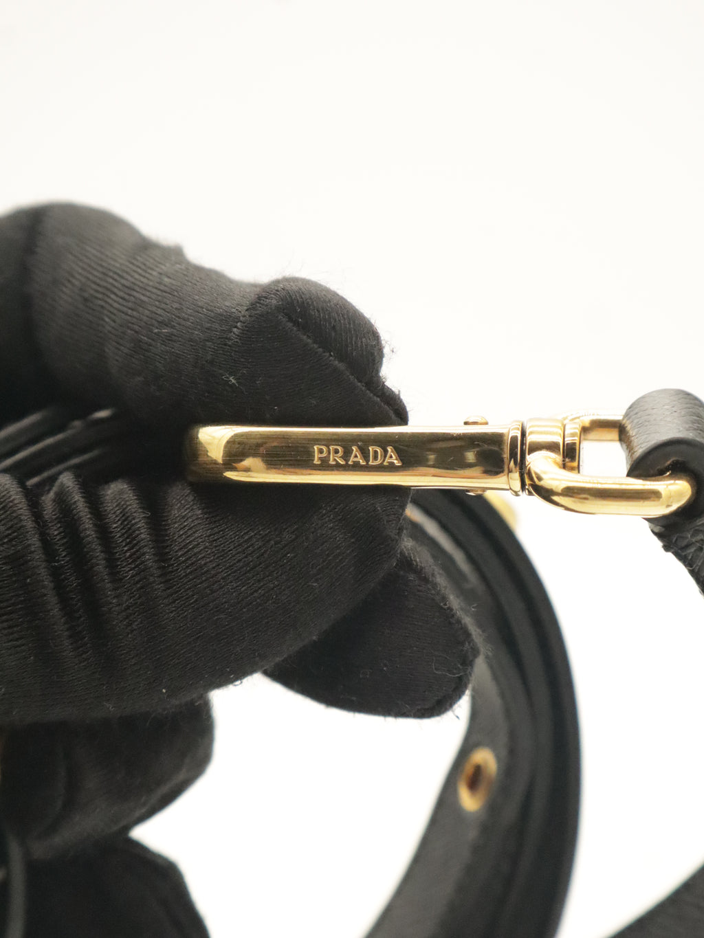 Prada Small Saffiano Leather Double Bag Black/Red