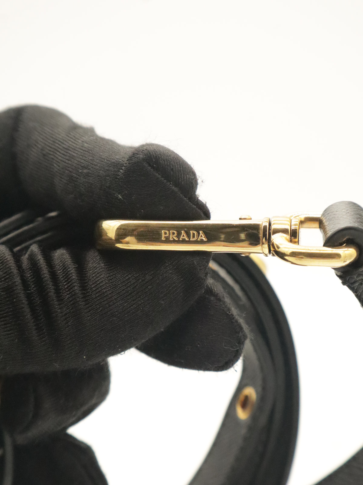 Prada Small Saffiano Leather Double Bag Black/Red