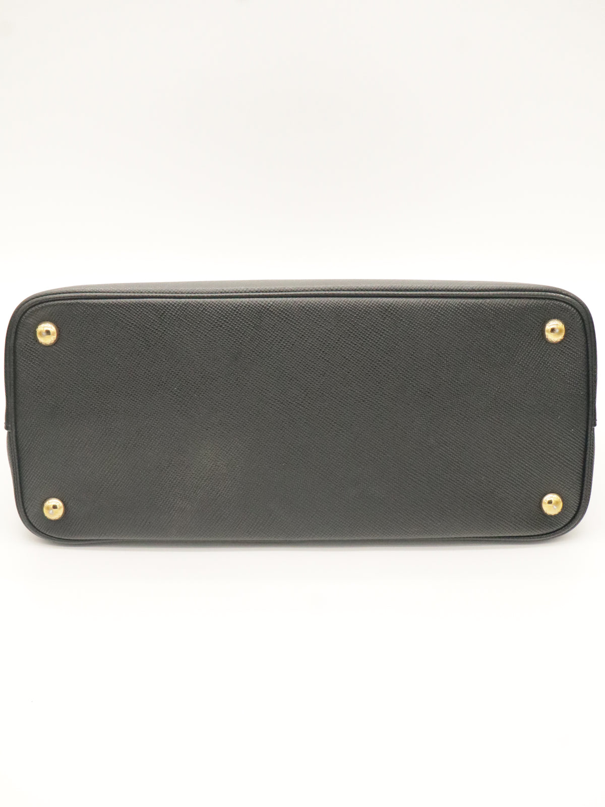 Prada Small Saffiano Leather Double Bag Black/Red