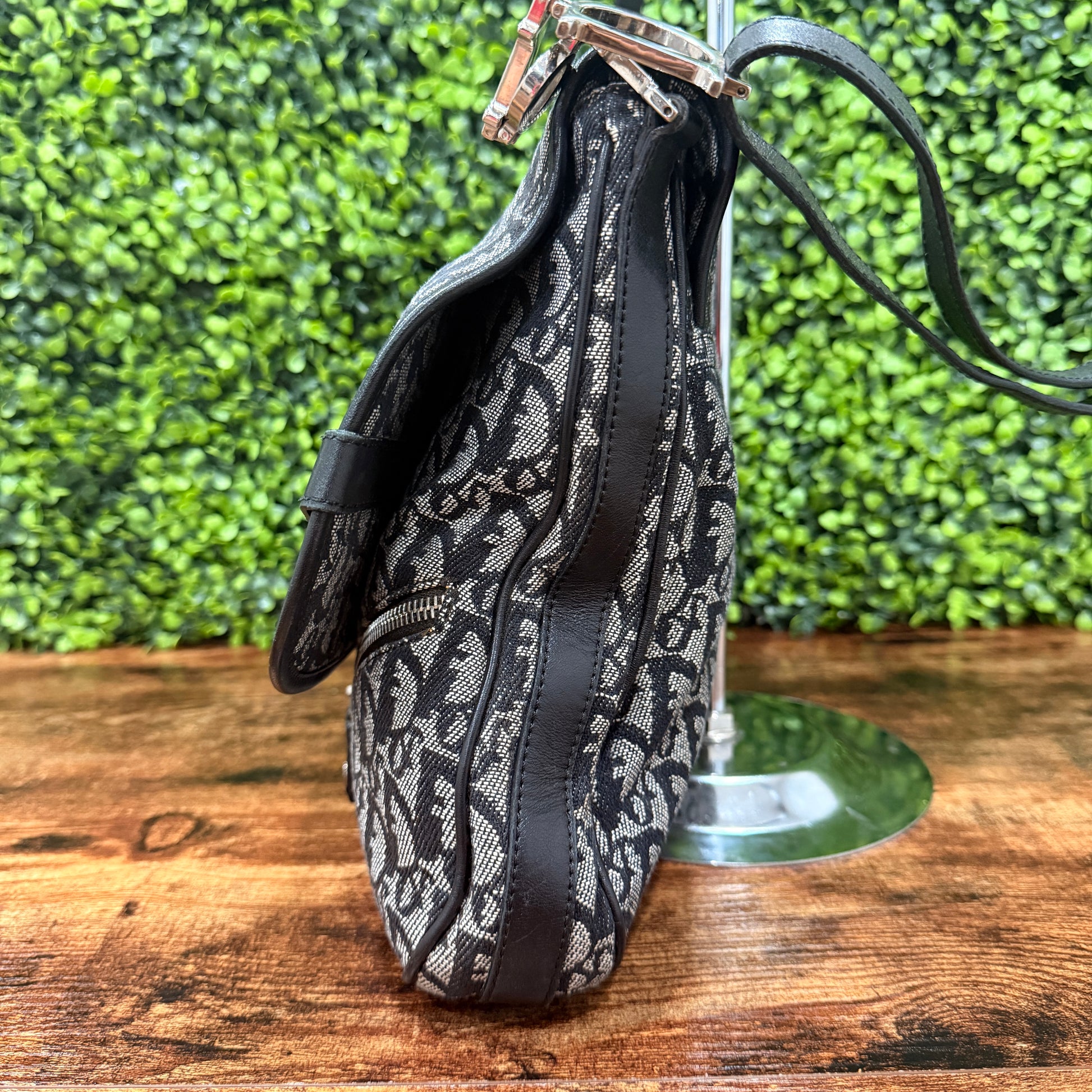 Dior Vintage Oblique Canvas Bag