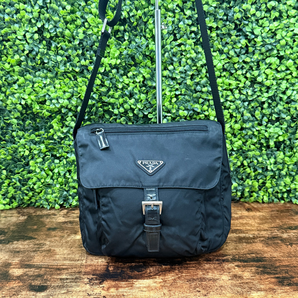Prada Black Nylon Crossbody Bag