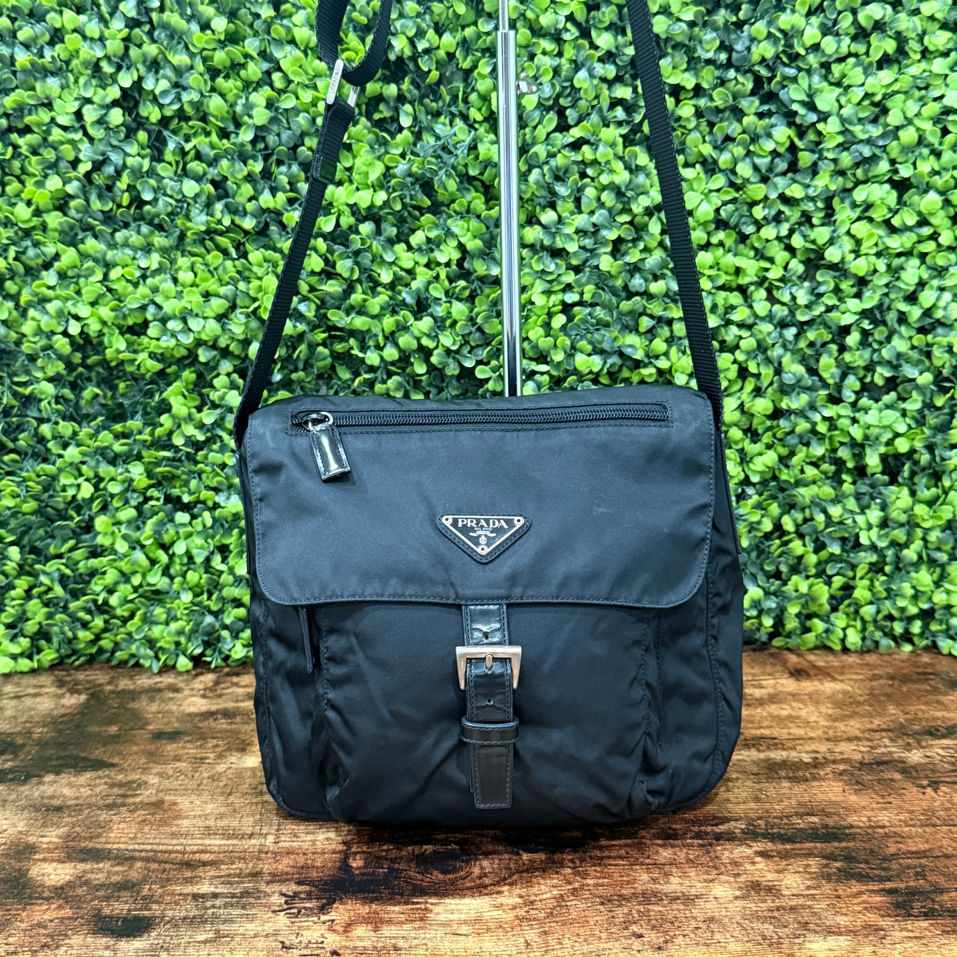 Prada Black Nylon Crossbody Bag