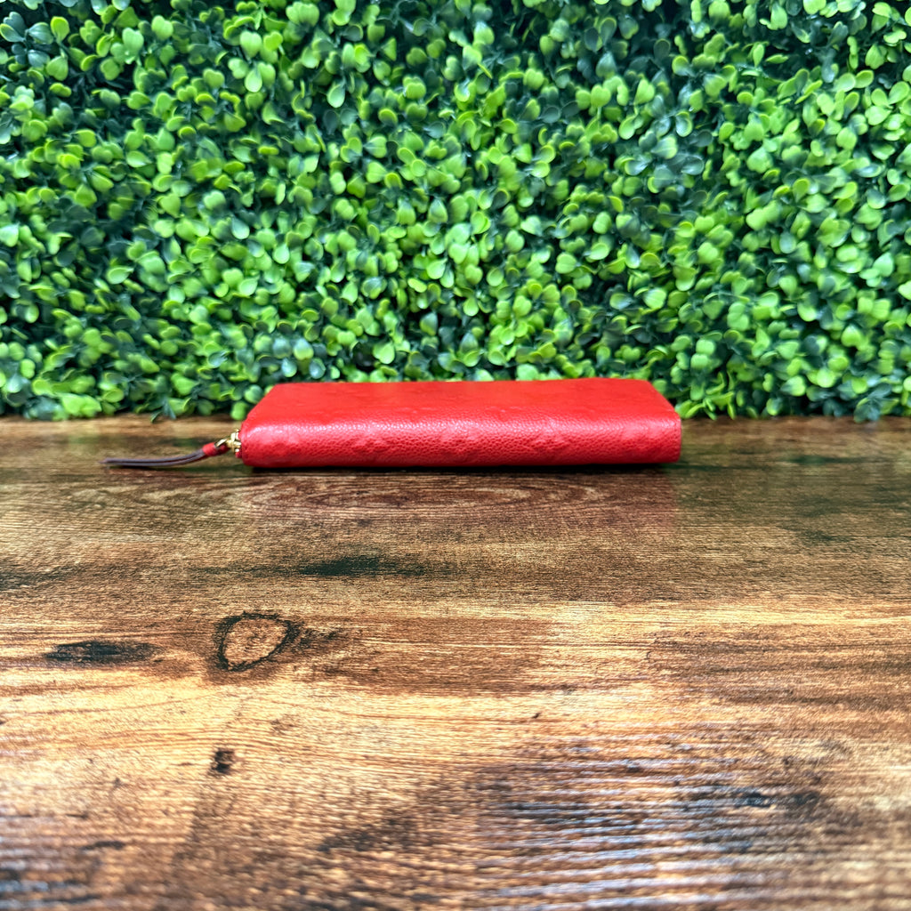 Louis Vuitton Monogram Red Empreinte Wallet