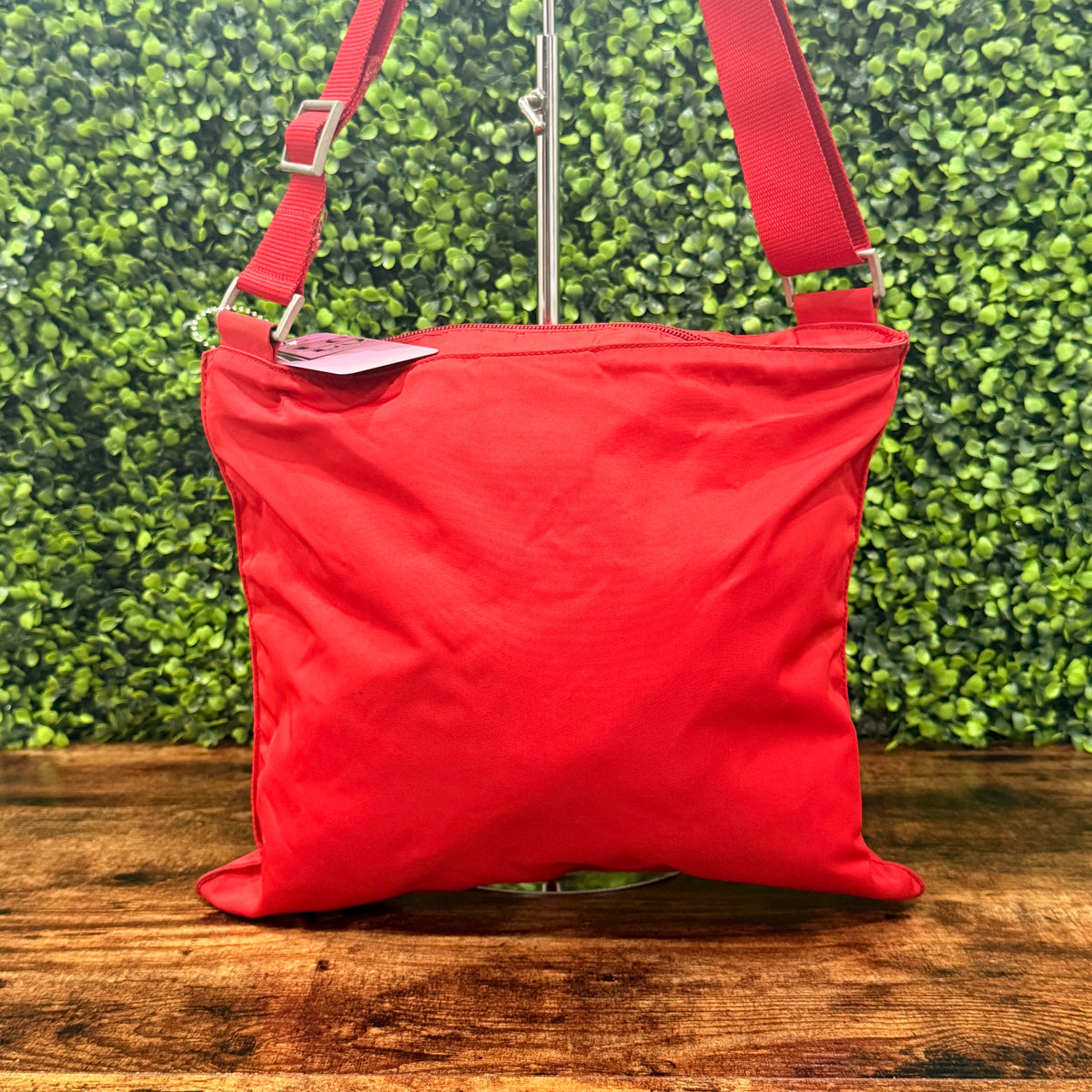 Prada Red Tessuto Nylon Bag