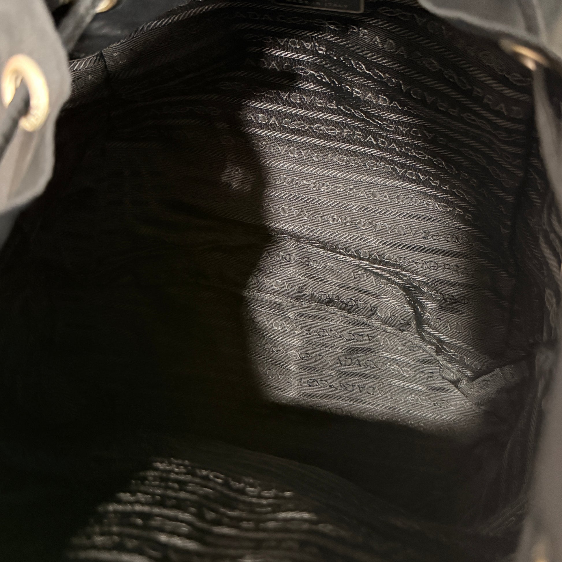 Prada Nylon Cinch Backpack