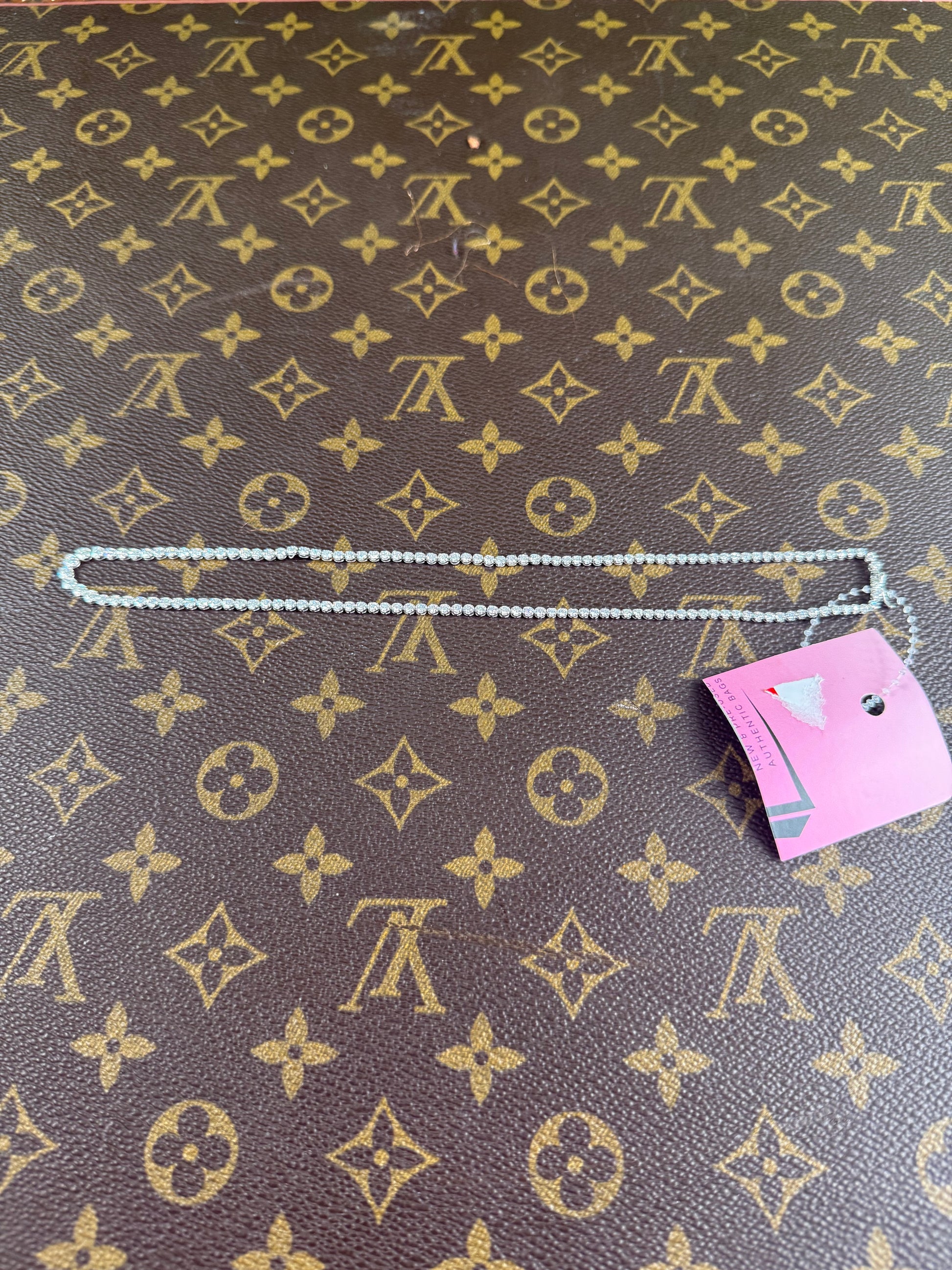 Tennis Necklace White Gold 18K 7 Carats