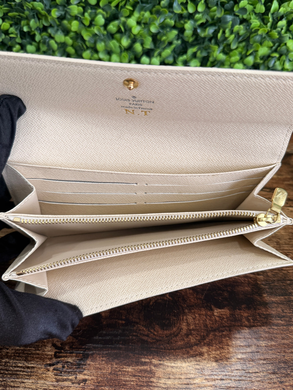 Louis Vuitton Sarah Wallet Damier Azur