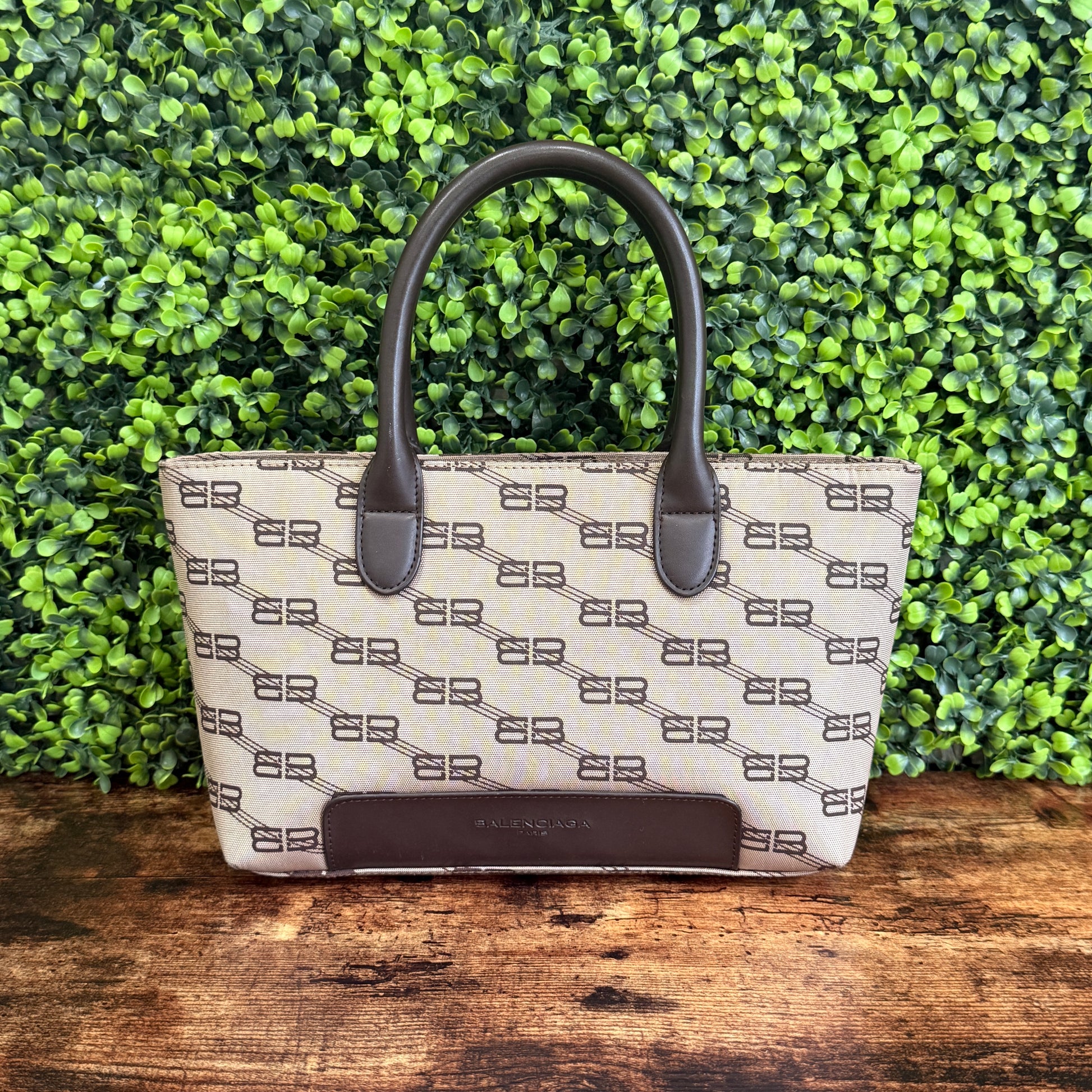 Balenciaga BB Print Tote Bag