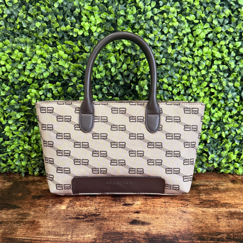 Balenciaga BB Print Tote Bag