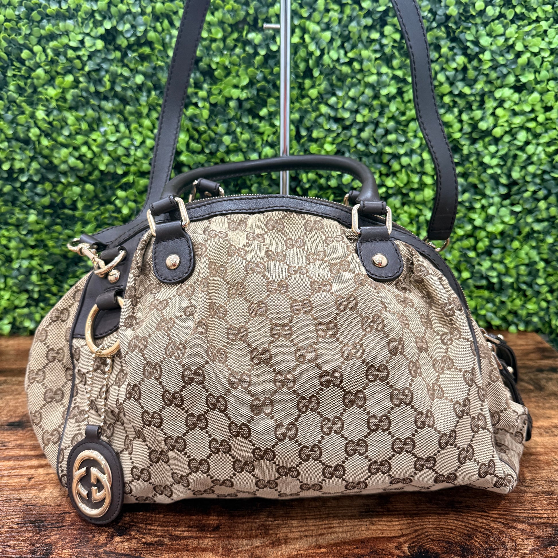 Gucci GG Canvas Sukey Brown