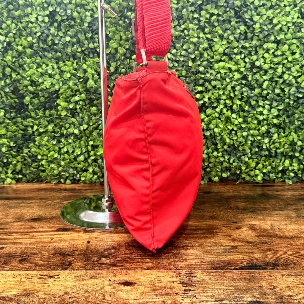 Prada Red Tessuto Nylon Bag