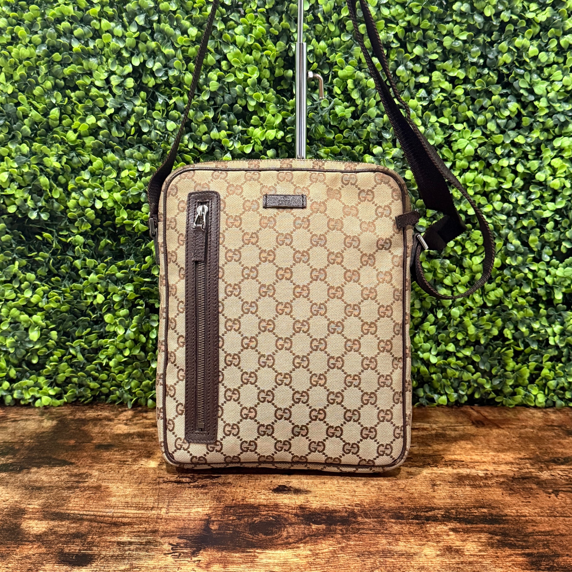 Gucci Vintage GG Canvas Crossbody