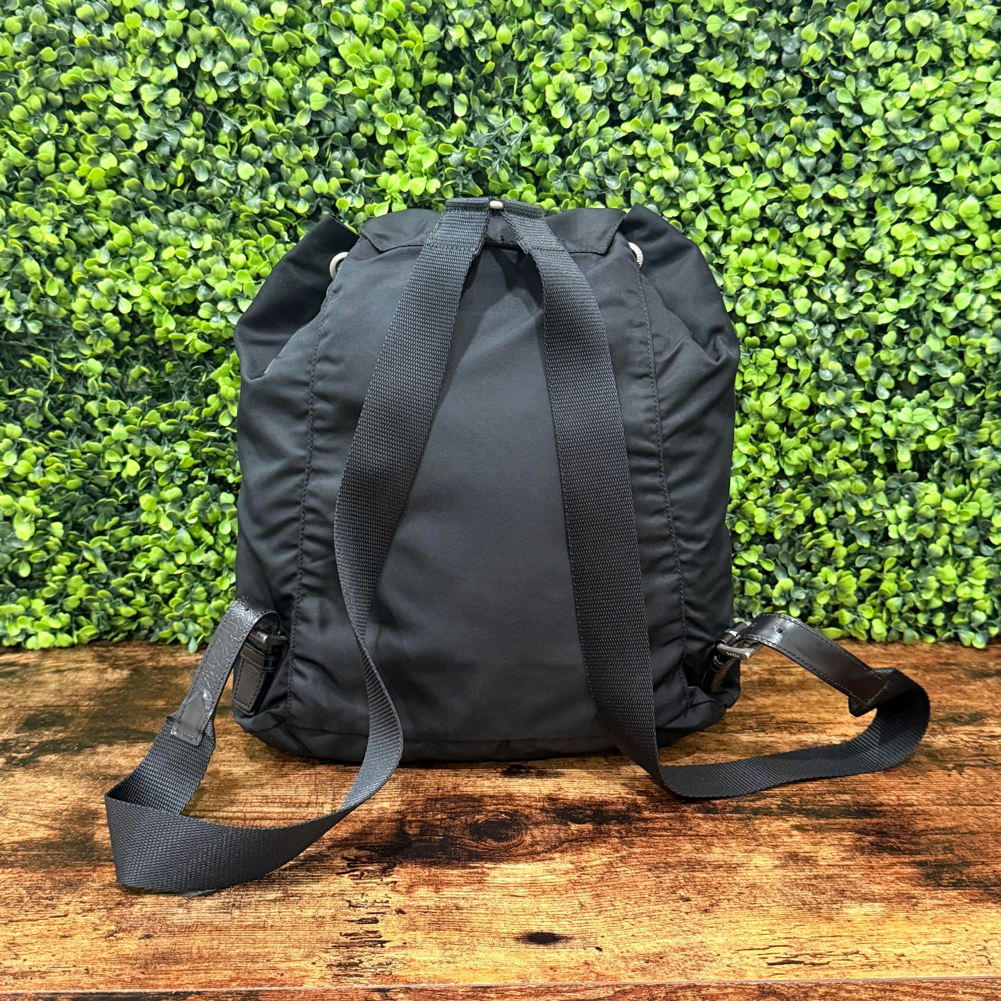 Prada Nylon Cinch Backpack