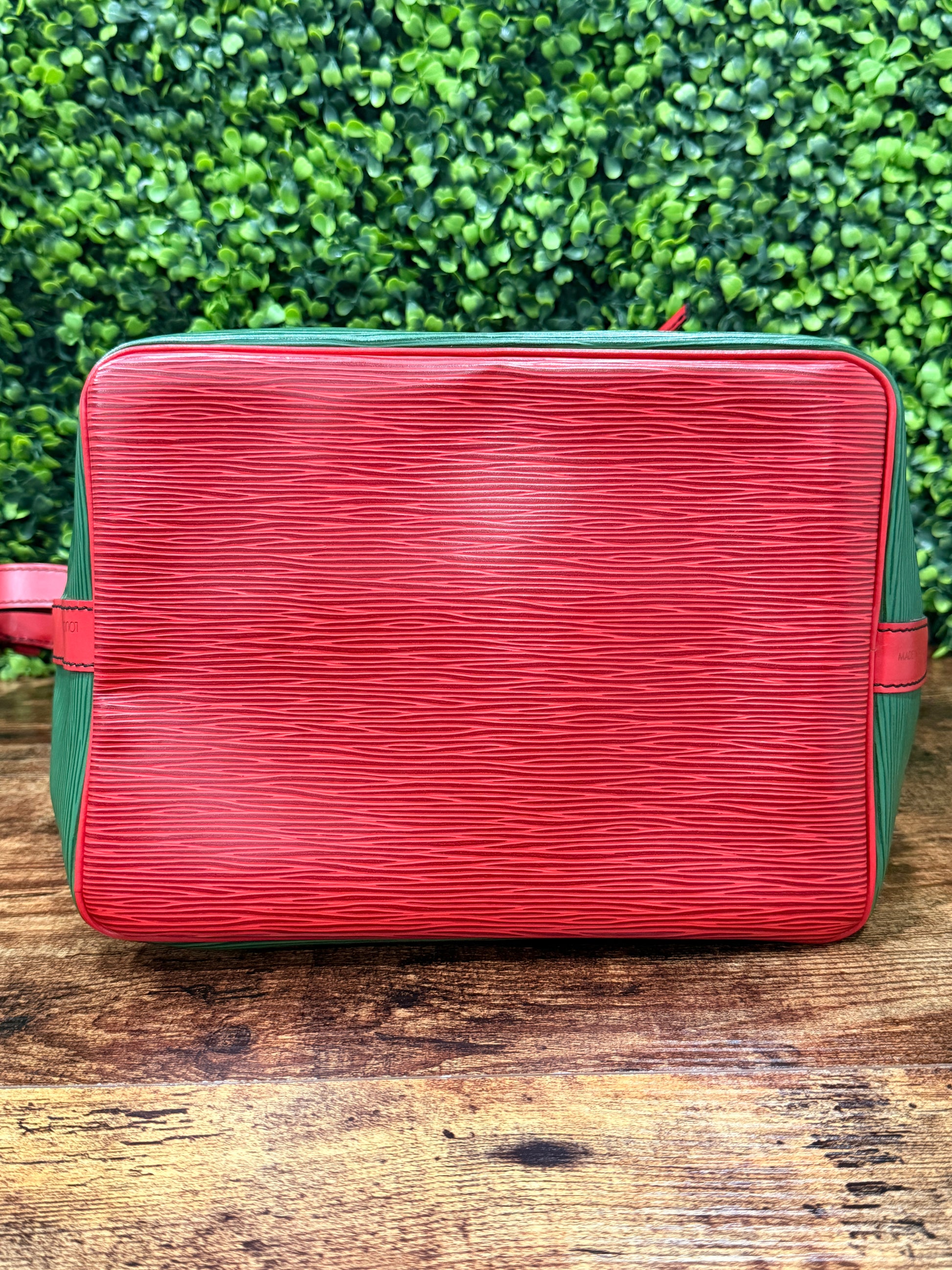 Louis Vuitton Petit Noe Green Epi Leather