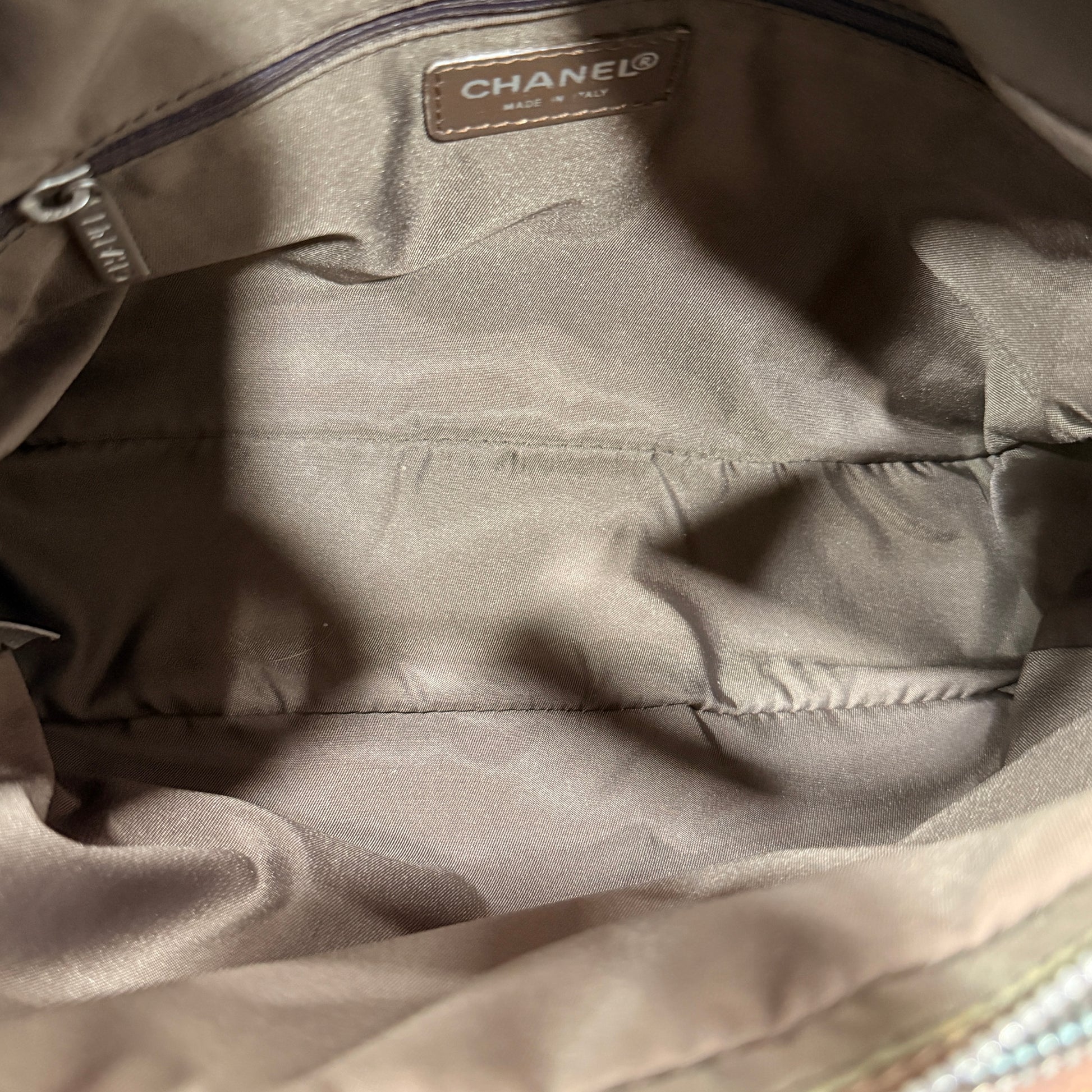 Chanel Choco Bar Travel Line Tote